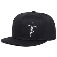 Gorra de Béisbol Unisex Estilo Hip Hop con Bordado de Cruz y Letras, Protección Solar