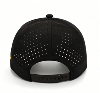 Casquette de baseball en polyester imperméable personnalisée avec broderie 3D et impression, vente en gros, casquettes de baseball à 6 panneaux avec logo patch pour hommes
