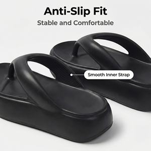 Sandalias de Tacón Alto para Mujer, Elegantes y Modernas, Antideslizantes, Ecológicas, para Playa, Todas las Temporadas, Impermeables - Product Image 5