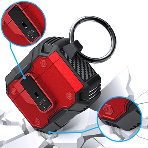 Venta al por mayor de fábrica a prueba de agua de <span class=keywords><strong>lujo</strong></span> de diseño de auriculares <span class=keywords><strong>funda</strong></span> para Apple <span class=keywords><strong>Airpods</strong></span> Pro Gen2 3rd Gen4 <span class=keywords><strong>funda</strong></span> con llavero - Product Image 3