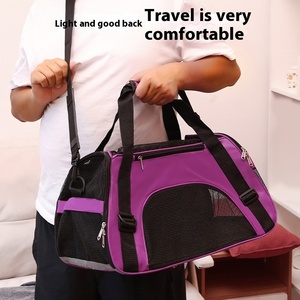 Bolsa de Transporte Plegable para Mascotas, Perros y Gatos, de Malla Transpirable y Diseño Moderno - Product Image 5