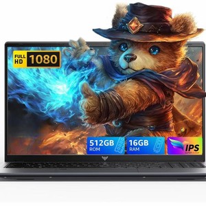 Ordinateur portable professionnel 15,6 pouces, 32 Go, 1 To, avec clavier pleine taille rétroéclairé, neuf ou d'occasion, idéal pour le jeu et l'éducation, 16 Go, 512 Go - Vente chaude directe usine - Product Image 1