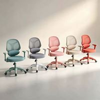 Chaise de bureau pivotante ergonomique en maille, réglable en hauteur, avec dossier à vérin à gaz, personnalisable OEM
