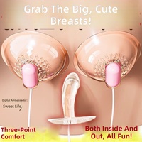 Vibrations-Brustmassagegerät Brust-Vibrator Weibliches Masturbationsgerät Erwachsenen-Sexspielzeug - USB-Anschluss