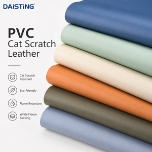 Rouleau <span class=keywords><strong>de</strong></span> tissu synthétique pour ameublement <span class=keywords><strong>de</strong></span> canapé, résistant aux griffures des chats, en PVC, simili cuir, imperméable, ignifuge, adapté aux animaux domestiques - Product Image 1