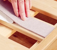 Feuilles de feutre de grande taille découpées à la taille 6x18 pouces 3mm d'épaisseur avec support adhésif pour la Protection des meubles et de la Surface du sol
