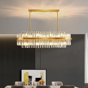 Lampadario <span class=keywords><strong>a</strong></span> LED moderno regolabile in altezza 3000K temperatura di colore lampada <span class=keywords><strong>a</strong></span> <span class=keywords><strong>sospensione</strong></span> in alluminio per Home Villa ristorante 220V - Product Image 2