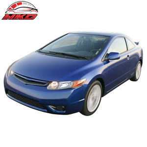 พรมปูพื้นสำหรับ Honda Civic 06-11 สีดำกำมะหยี่ ตะเข็บสีแดง กันลื่น พร้อมโลโก้ FG - Product Image 2