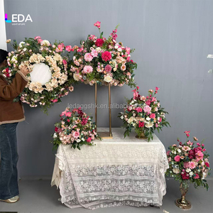 SMOOTH New Design 60cm Pink Rose Floral Ball Table Centerpieces Wedding <b>Flower</b> Ball for Events Decor - Product Image 2