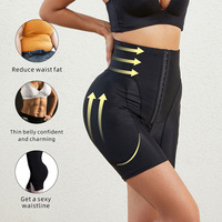Culottes gainantes pour femmes avec coussinets de hanche, ceinture à boucle, coussinets de hanche pour femmes, rehausseur de forme corporelle avec crochet pour les fesses
