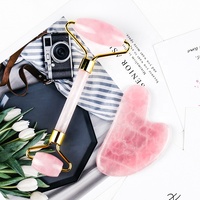 OEM/ODM Produit de haute qualité Jade Roller Gua Sha Set Supprimer les rides Lift Face