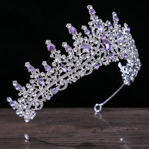 Accesorios de vestido de ropa atmosférica de lujo <span class=keywords><strong>tocado</strong></span> Barroco europeo boda novia cumpleaños corona - Product Image 4