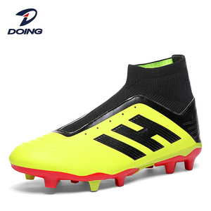 Venta al por mayor alta tobillo Cr7 mejor venta Futsal estrella impacto marca hombres <span class=keywords><strong>botas</strong></span> al aire libre personalizado fútbol - Product Image 4