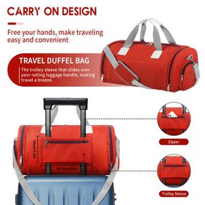 Sac de voyage multifonctionnel grande capacité, sac de sport portable, sac de sport OEM personnalisé avec compartiment à chaussures - Product Image 4