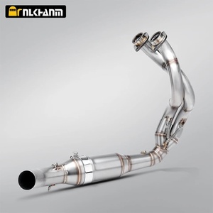 Sistema de <span class=keywords><strong>Escape</strong></span> para Motocicleta Kawasaki Z650 Ninja 650 Ninja650 <span class=keywords><strong>ER6N</strong></span> Versys 650 2023 2025, Acero Inoxidable, Nuevo, 51 mm, Deslizante - Product Image 1