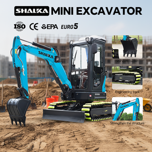 Miniexcavadora SHANDING de 2.5 Toneladas con Motor Yanmar, Certificación CE, EPA y EURO 5, Bomba, Caja de Cambios y Alta Potencia de Excavación - Product Image 6