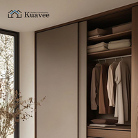 Armoire de chambre d'hôtel KUAVEE, armoire coulissante sur mesure, armoire en bois massif, armoire écologique, armoire modulaire