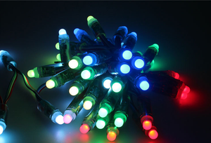 50 cái ws2811 5V 9 mét RGB pixel <span class=keywords><strong>LED</strong></span> <span class=keywords><strong>MODULE</strong></span> không thấm nước kỹ thuật số giáng sinh chuỗi Lights 3pin JST nối đầy đủ màu sắc chuỗi ánh sáng - Product Image 2