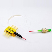 DWDM 14PIN Papillon DFB Diode Laser 1550nm Thermistance intégrée TEC Fibre à maintien de polarisation