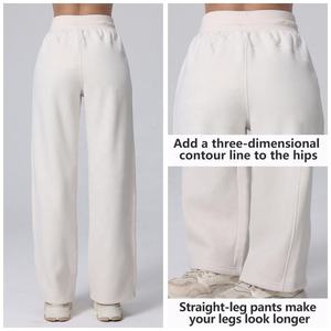 Autunno inverno pantaloni sportivi leggeri e caldi pantaloni larghi della <span class=keywords><strong>tuta</strong></span> da <span class=keywords><strong>donna</strong></span> pantaloni personalizzati <span class=keywords><strong>tuta</strong></span> da Jogging <span class=keywords><strong>donna</strong></span> - Product Image 3