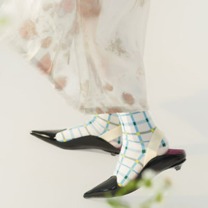 Tùy Chỉnh Simplet Văn Phòng Vớ Trọng Lượng Nhẹ Và Thoáng Khí Vớ Mỏng Dễ Thương Giản Dị Hai Lớp Vui Vẻ Vớ - Product Image 4