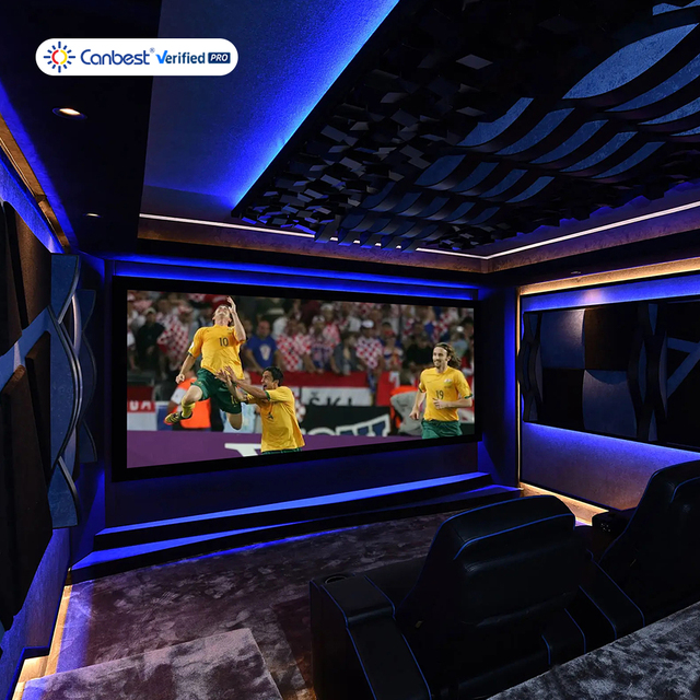 Canbest 8K UHD Micro LED Display P0.78 P0.9 P1.2 P1.5 COB Indoor Video Wall for Luxury Home Theater Smart Cinema Room HDR Screen