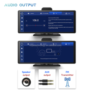 Sản Phẩm Mới 10.26 Inch 4K Carplay Ánh Sáng Cảm Biến Kép Theo Dõi Stereo Đài Phát Thanh Apple Không Dây Xe Màn Hình - Product Image 4
