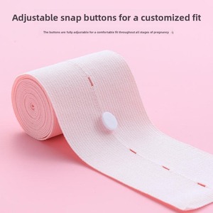 Cinturón de Monitor Fetal <span class=keywords><strong>CTG</strong></span> Reutilizable con Orificios para Botones, Correas Abdominales Elásticas para Monitoreo del Ritmo Cardíaco Fetal, 6 cm, para Chequeos Hospitalarios - Product Image 2