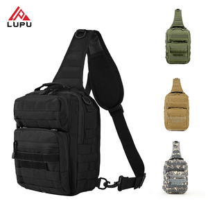 Sac de poitrine tactique LUPU, sac à bandoulière imperméable en Oxford, sac de voyage pour la randonnée en plein air, la salle de sport - Product Image 1