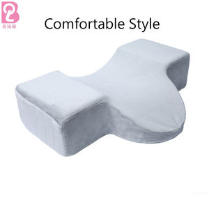 Beiqili Outil de beauté en velours breveté Oreiller cervical pour le dos avec mousse à mémoire de forme pour l'extension des cils de salon - Product Image 6