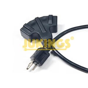 16/3 6ft शक्ति कॉर्ड बिजली के आउटडोर हैवी ड्यूटी 220v बहु सॉकेट विस्तार तार - Product Image 3