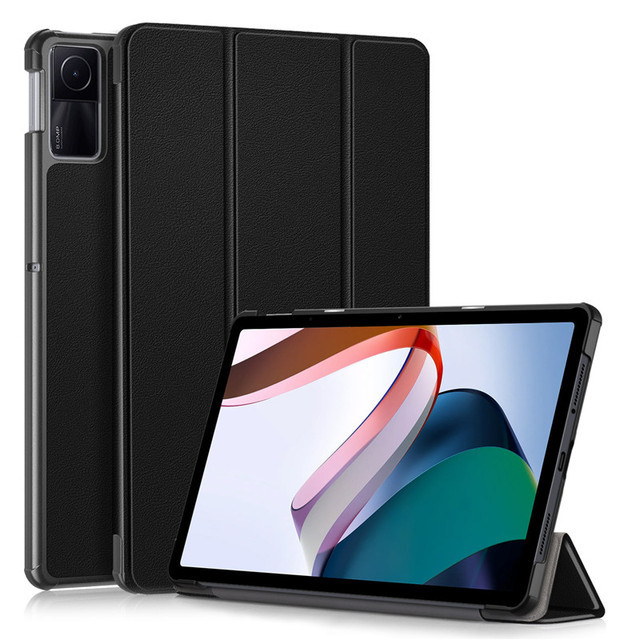 For Redmi Pad SE 11 Inch 2023 Tablet Case Flip Stand Smart Cover Shockproof Dustproof PU+PC Material Light Weight Slim
