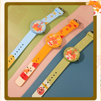 2024 année chinoise nouvelle montre dessin animé mignon cadran personnalisé Quartz pointeur enfants montre à Quartz