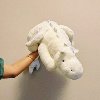 Vente en gros petit dragon volant oreiller mignon dessin animé long oreiller couché dormir en peluche poupée poupée dinosaure cadeaux pour enfants