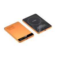 Batería Externa Portátil Magnética de Li-Polímero de 10000mAh con Carga Inalámbrica de 20W Tipo-C, Ultra Delgada, de Aleación