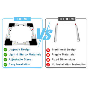 Cadre de Connexion Lave-linge Sèche-linge de Haute Qualité, Kit de Superposition Slim pour Lave-linge, Cadre Intermédiaire, Socle de Lave-linge Sèche-linge - Product Image 5