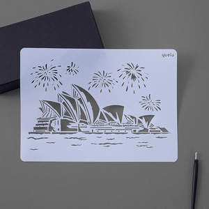 Custom Plastic PET Laser <strong>Cut</strong> Architecture Drawings Stencils <strong>Template</strong> - Product Image 5