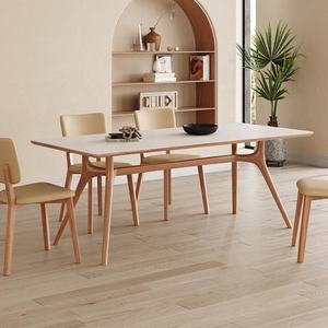 <span class=keywords><strong>Table</strong></span> à dîner rectangulaire extensible moderne et durable Wayon en bois avec base robuste pour restaurants haut de gamme - Product Image 2