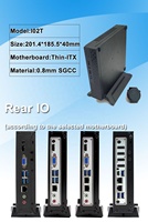 Micro Mini PC personalizado directo de fábrica Celeron J1800 J1900 DDR3 MSATA 2,5 pulgadas SSD Quad Core Industrial Desktop para Intel EU