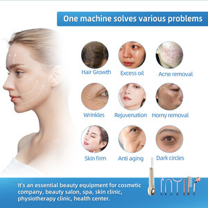 เครื่องนวดหน้าแบบพกพา 7 in 1 Alta Frecuencia สำหรับบำบัดผิวด้วยคลื่นความถี่สูง พร้อมหน้าจออัจฉริยะ Darsonval ขายส่ง - Product Image 3