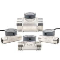 ZJSUS-DN40 DIJIANG Flowmeter Turbin Presisi Bahan Stainless Steel dengan Roda Dayung 1.5'' Inch Pengukur Aliran Air untuk Pemanas dan Penyimpanan