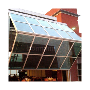 <span class=keywords><strong>Porte</strong></span> <span class=keywords><strong>de</strong></span> <span class=keywords><strong>garage</strong></span> automatique pliante verticale à double battant avec vue panoramique, verre <span class=keywords><strong>sur</strong></span> <span class=keywords><strong>mesure</strong></span> <span class=keywords><strong>de</strong></span> haute qualité, villa <span class=keywords><strong>de</strong></span> luxe moderne en alliage d'aluminium - Product Image 5