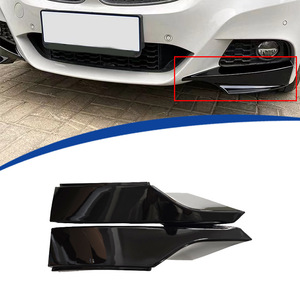 Protections d'angle avant BMW F34 2014-2019, ABS noir brillant, style sport, pare-vent gauche et droit (paire) - Product Image 1