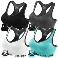 OEM Customized Logo Padded Yoga Bra for Women
