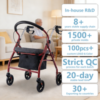 Déambulateur en acier Simplywalk 136 kg pour adultes, soins de santé, partenaire stratégique UKCA pour les équipements de réadaptation