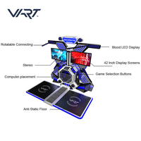 Simulateur de jeu de tir vr de groupe de réalité virtuelle de Guangzhou 9d pour 2 joueurs