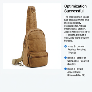 Sac bandoulière en toile Navrit Creation, taille moyenne, fermeture éclair, multifonction, sac à bandoulière décontracté unisexe, usage quotidien, coton uni - Product Image 1