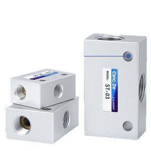 Válvula Neumática de Control de Flujo CincZe St-03 de Aluminio para Automatización Industrial - Product Image 1