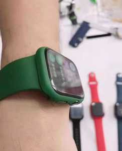 Protecteur plein écran en verre trempé avec boutons et emballage pour Apple Smart Watch Series 7 49MM 45MM boîtier de montre - Product Image 5