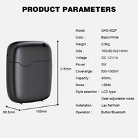 Diffuseur de parfum intelligent pour la maison, 400 ml, avec commande à distance WiFi, minuterie programmable, machine d'aromathérapie pour la maison et le bureau, diffuseur d'arômes